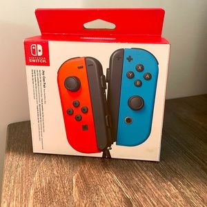 Nintendo Switch Joy-Con Controller, Red and Blue Pair
